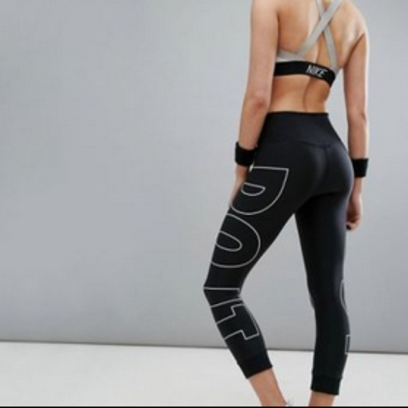 Nike Power Logo Training Leggings - Picture 2 of 8